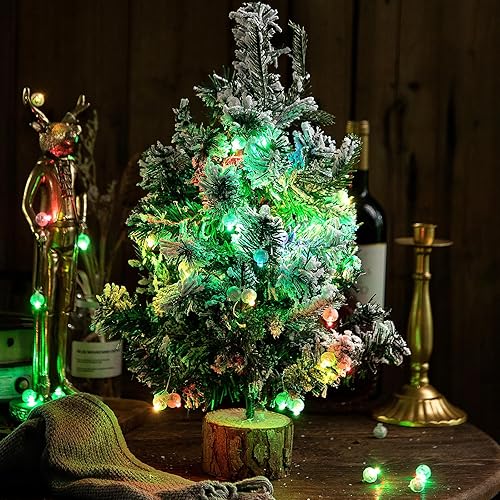 Miniatura 5 de AIKEI 100 luces LED para globos, mini bolas, luces de larga duración en espera, luces de fiesta, luz LED impermeable para linterna de papel,