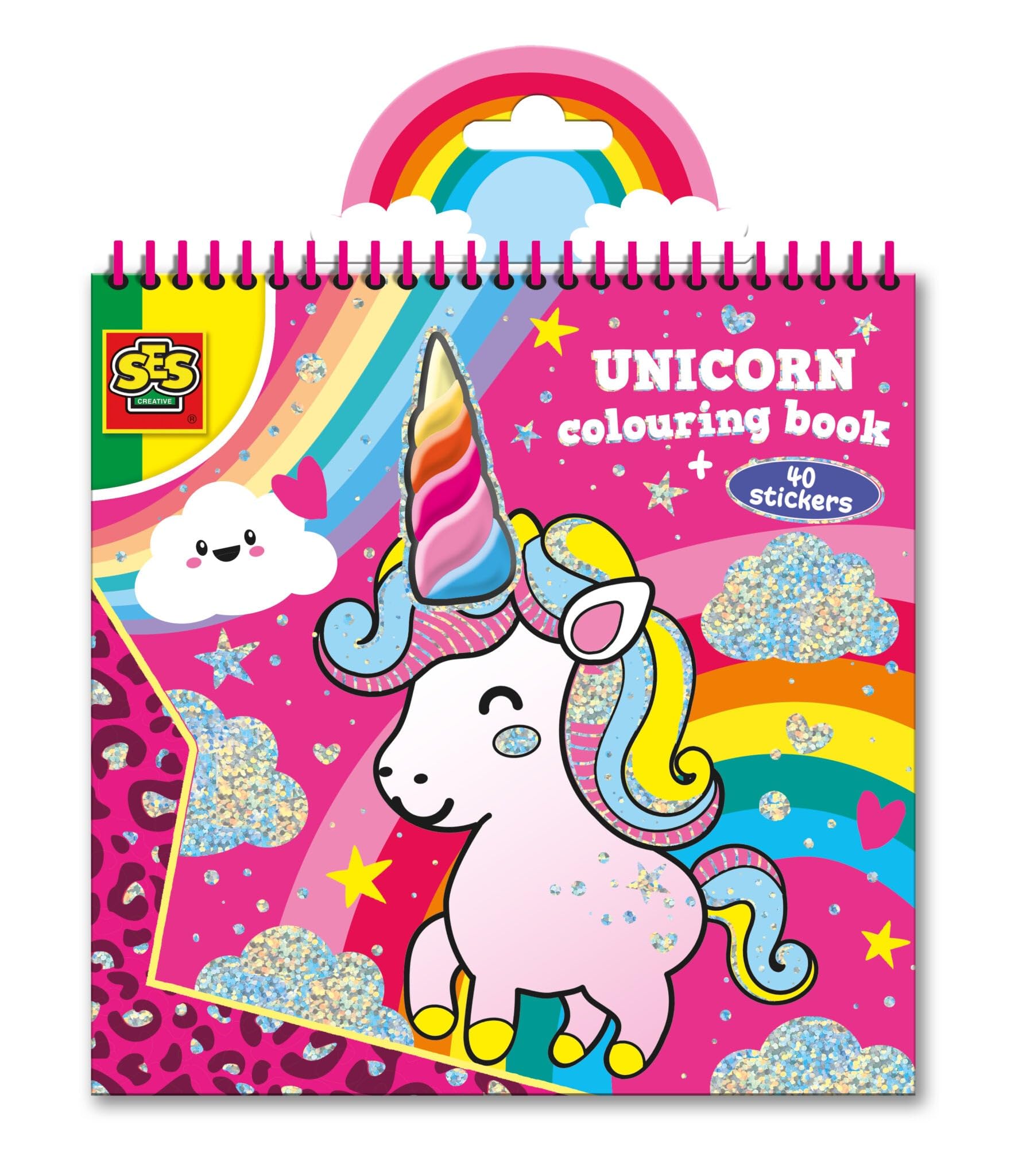 SES Creative - Unicorn Colouring Book - 15 Scenes