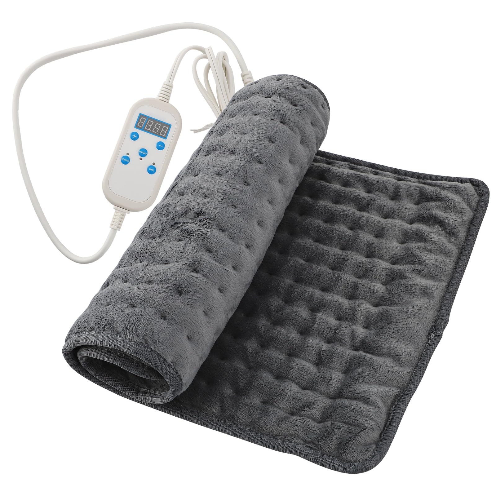 Fdit Caldo Cuscino Antiscivolo per Sedia Riscaldante, per Alleviare Rapidamente il Dolore in Flanella per Ufficio Domestico, 30x9x9 Cm