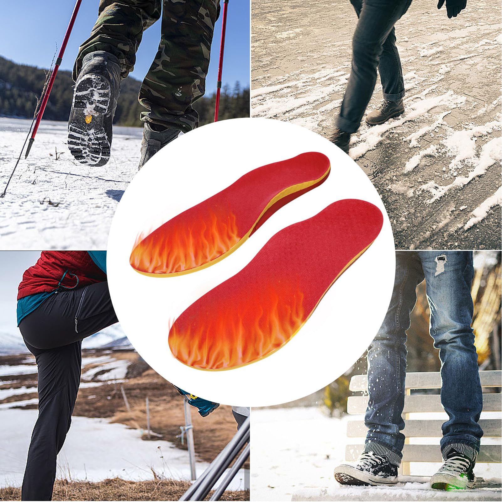 Scaldapiedi Usb Tagliabili Solette Riscaldanti Ricaricabili Lyanny - Scaldapiedi USB Con Telecomando, Tagliabili Solette Termiche Ricaricabili