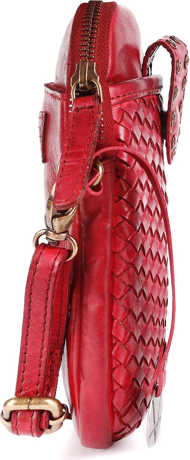 Genuine Leather Small Leather Crossbody Bags For Women Cell Phone Purse With Adjustable & Detachable Strap - Image 7