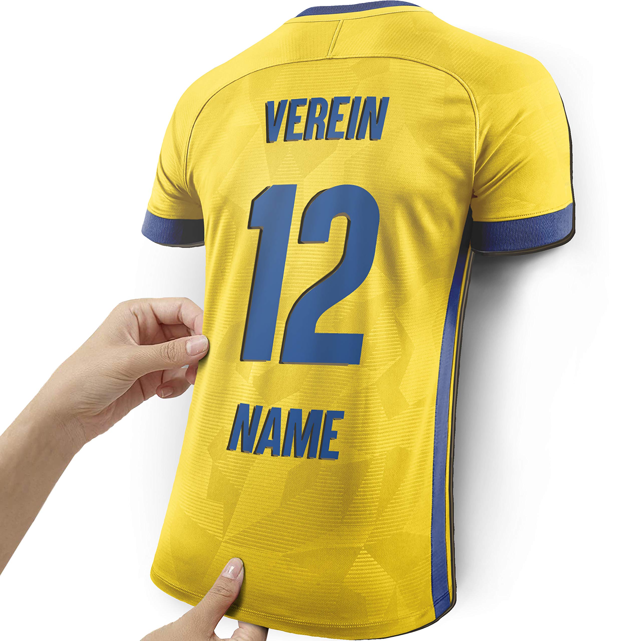 Elbeffekt Trikotlampe für Rhein-Neckar Fans aus Holz - personalisierbares Geschenk - schenke Dein individuellen Rhein-Neckar Fanartikel aus Echtholz