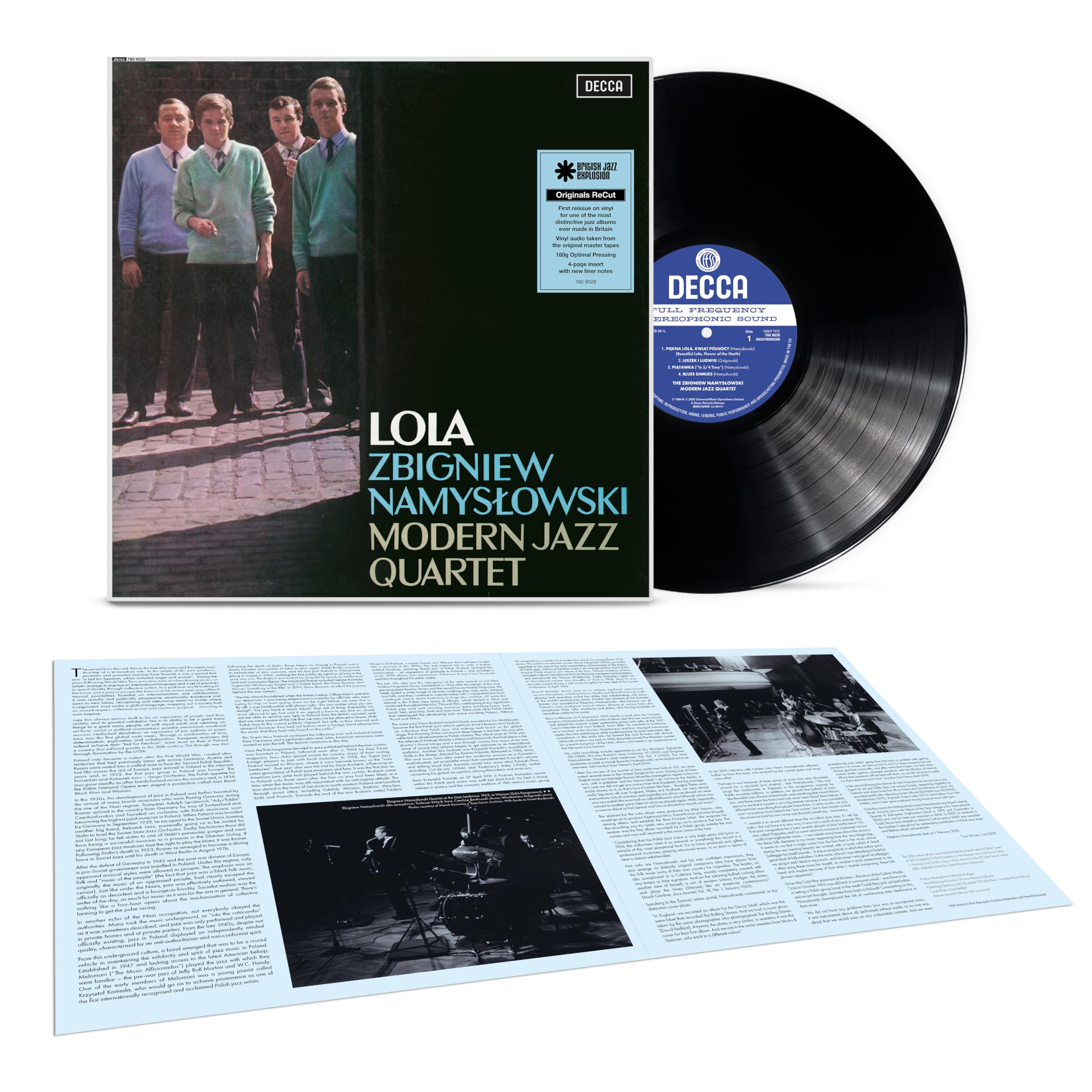 Zbigniew Namysłowski Modern Jazz Quartet | Lola | Vinyl LP -
