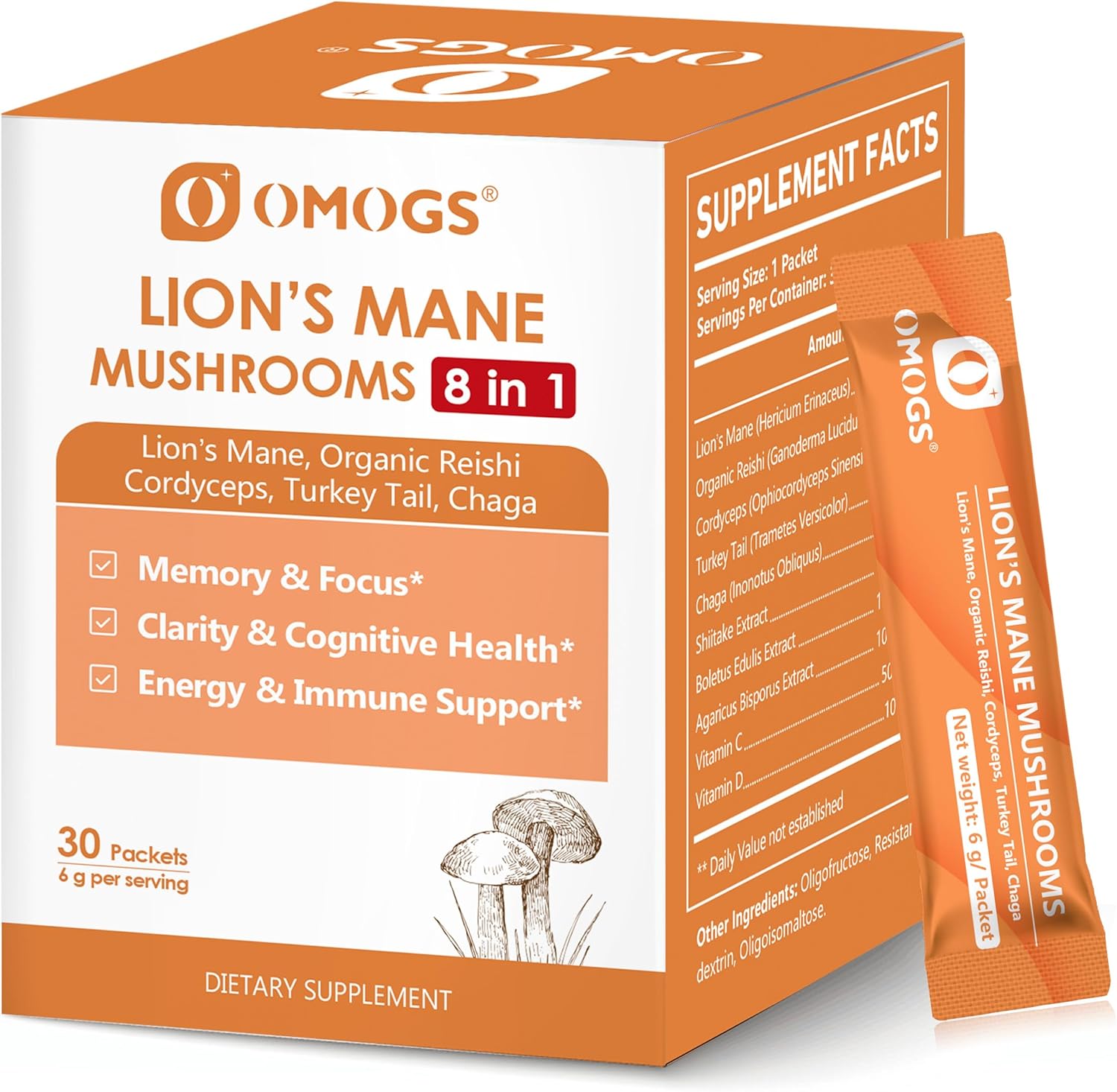 Organic Mushroom Complex Extract Powder Blend Lion’s Mane, Reishi, Chaga, Cordyceps, Turkey Tail, Support Cognition, Clarity, Focus & Mood, Brain Health, 30 Servings Organic Mushroom Complex Extract Powder Blend Lion’s Mane, Reishi, Chaga, Cordyceps, Turkey Tail, Support Cognition, Clarity, Focus & Mood, Brain Health, 30 Servings