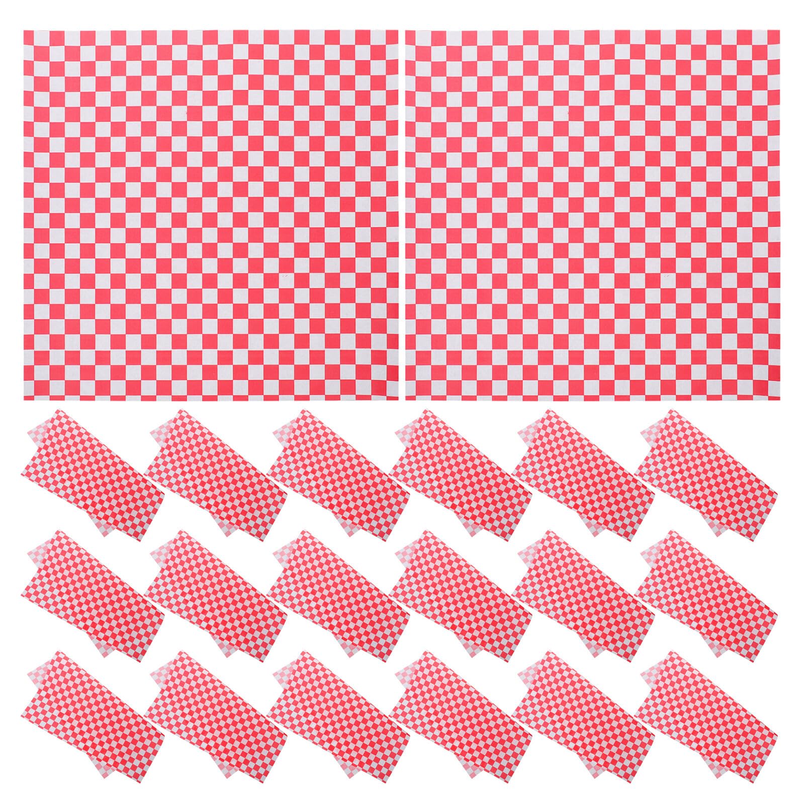 Carta da Forno Antiaderente Quadrata 30X30 CM Fogli Oleati per Alimenti 500 Pezzi Resistente al Calore per Pizza Hamburger e Panini per Cucina Picnic e Feste