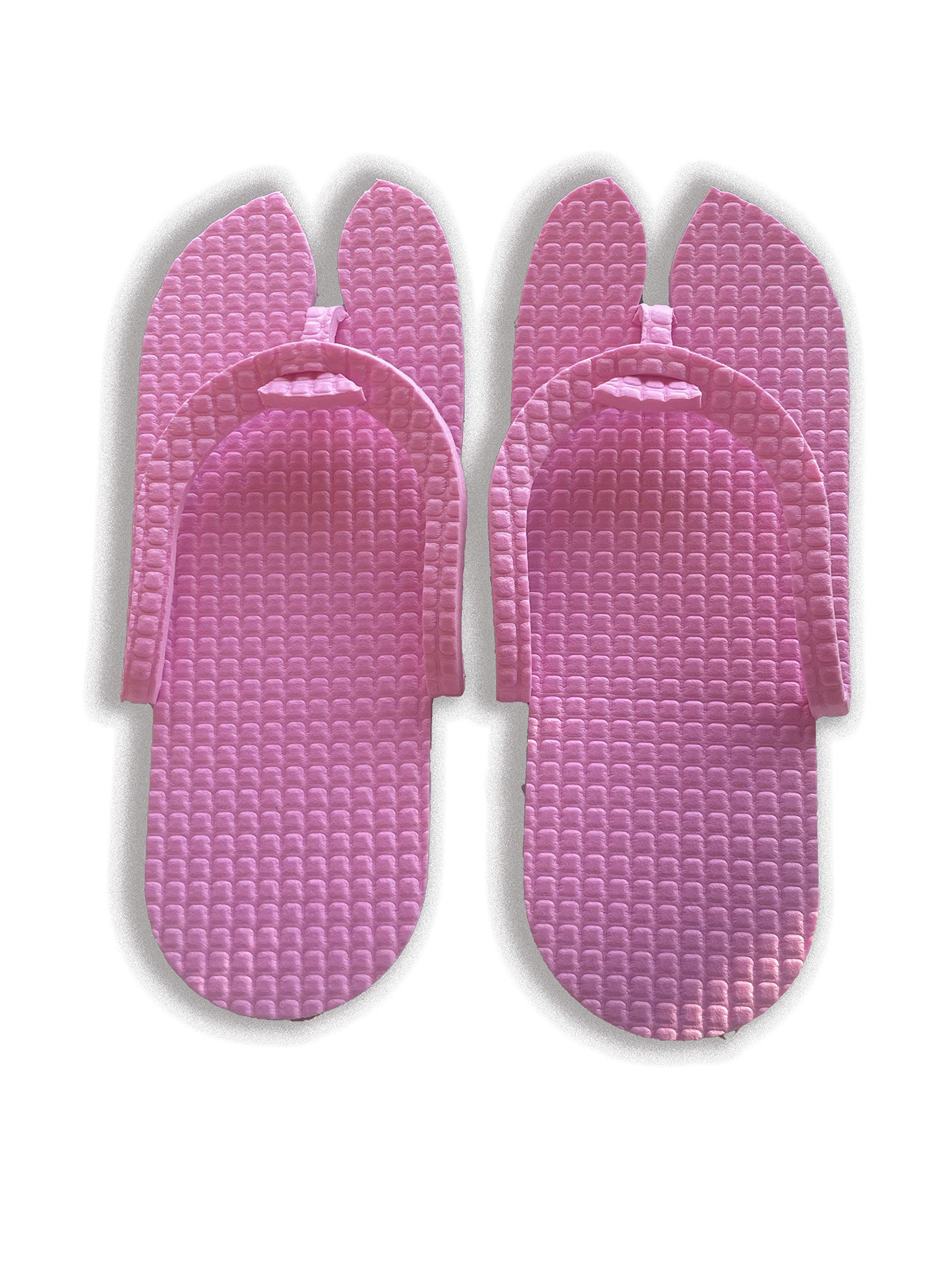 Spa and Hotel Accessories, Guest House Kit Guest Room Free Size 5MM Sole Filp Flop Slipper - Pink (Pack of 6)-image-21