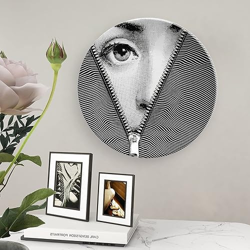 Miniatura 5 de Lina Cavalieri - Placa decorativa de pared, misteriosa placa para colgar en la pared, incluye soporte y gancho de resorte especial, B1, 8 pulgadas