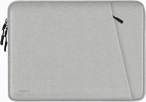 Miniatura 9 de Funda para laptop de 13.3 pulgadas, a prueba de golpes, funda protectora para computadora con bolsillo para accesorios, bolsa portátil compatible