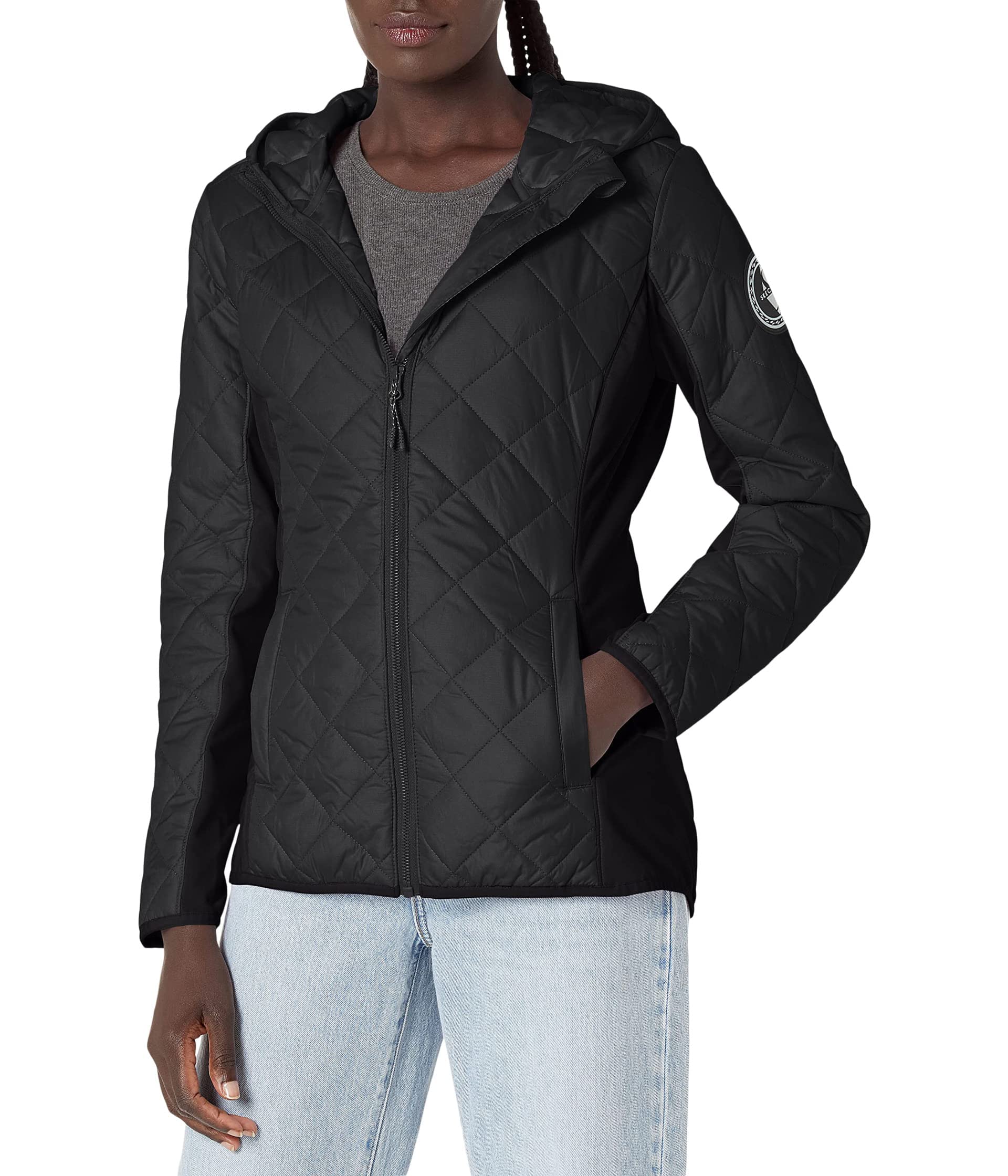 Skechers Women's Go Walk Wear Everyday Puffer Jacket, Small, Black