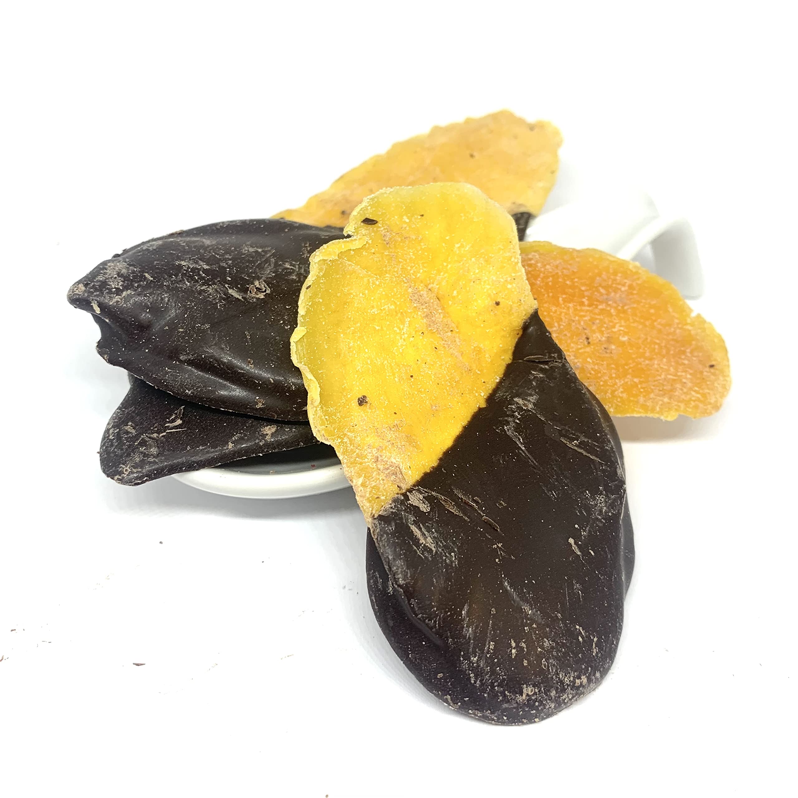 Mango Streifen gedippt in Premium Zartbitter Schokolade 1500