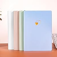 Vista 30 de CAGIE Lined Journal Notebook for Women and Girls 256 Pages Cute Diary with Heart-Shaped Leather Journals for Writing A5 Soft Cover Notebooks for