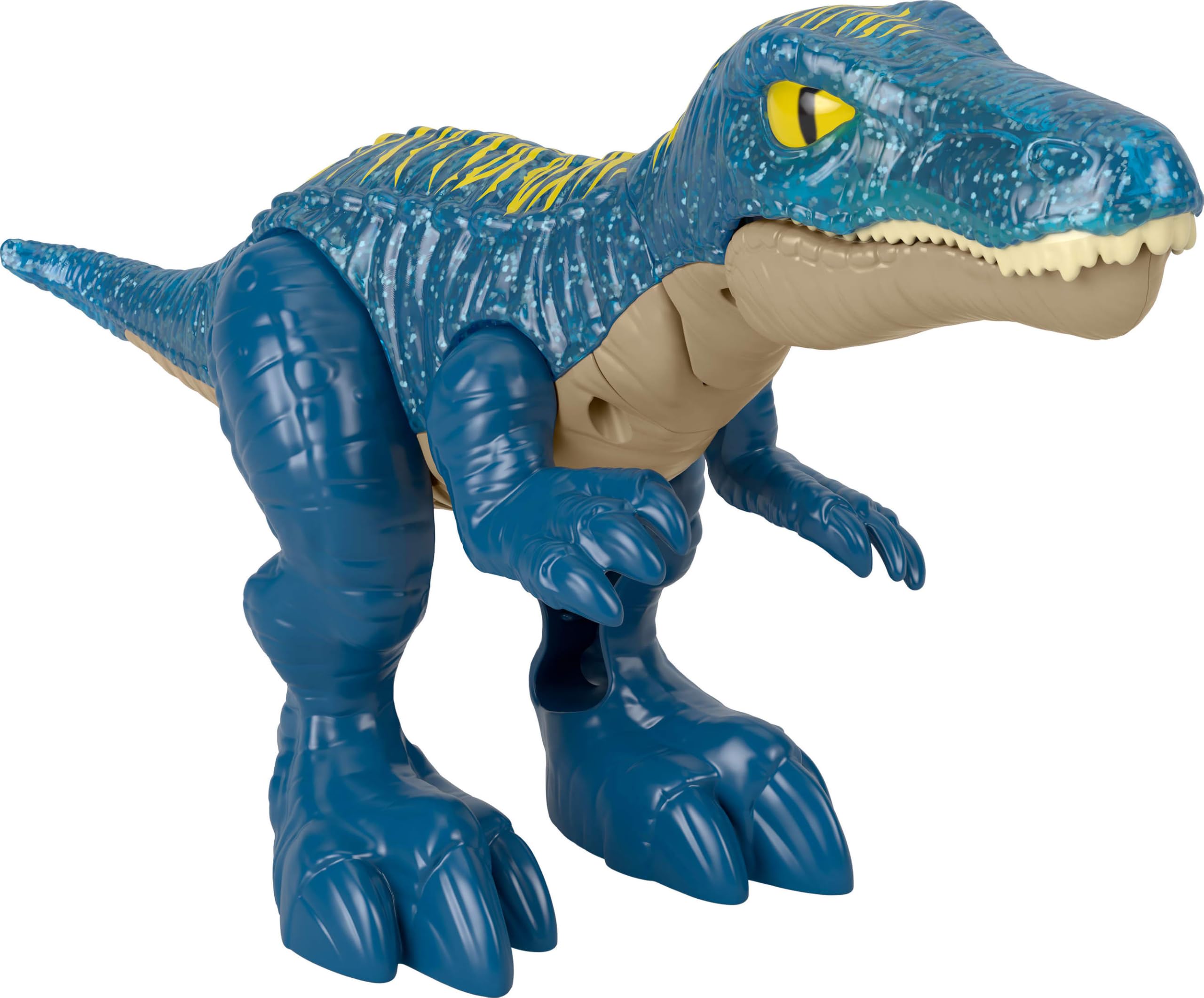 Fisher-PriceImaginext Jurassic World Dinosaur Toy Growl & Glow Baryonyx with Lights Sounds & Chomping Action for Kids Ages 3+ Years, JCT48