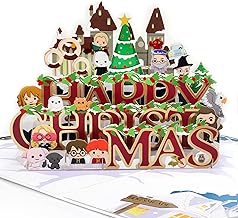 Cardology - Harry Potter Christmas Pop-Up Card | 3D Christmas Greeting for Wizarding World Fans