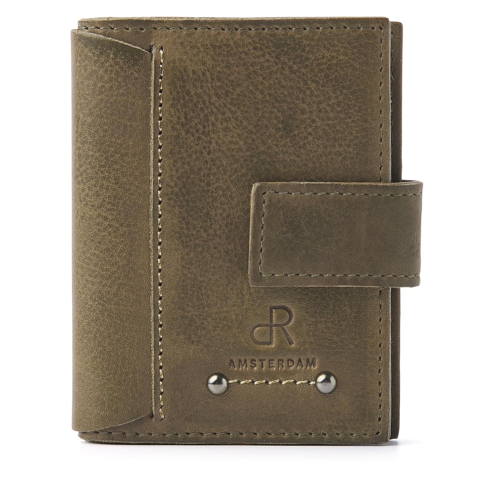 dR Amsterdam Estuche de Tarjeta de crédito - 93692 Olive, Olive, S, Contemporáneo