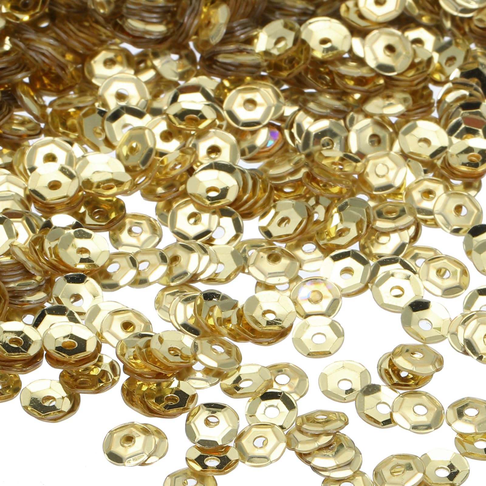 QUARKZMAN 20000 Pailletten Flach 4mm - Riesenvorrat Für Bastelprojekte In Hellgrün