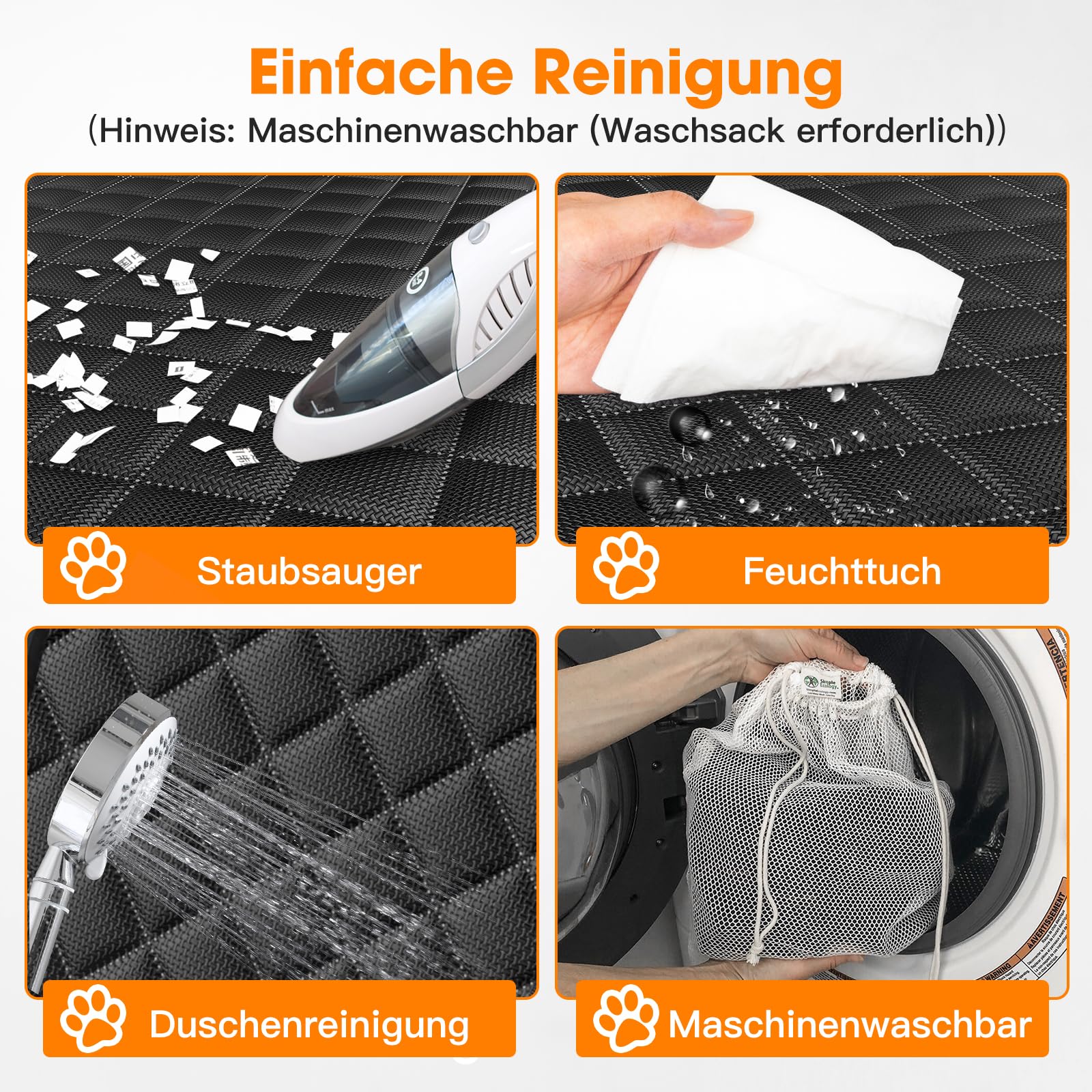 JOEJOY Coperta per Cani per Auto Sedile Posteriore, Protezione per Auto Sedile Posteriore Antigraffio e Idrorepellente, Protezione per Auto Sedile Posteriore per Cani, Protezione per Sedile Posteriore