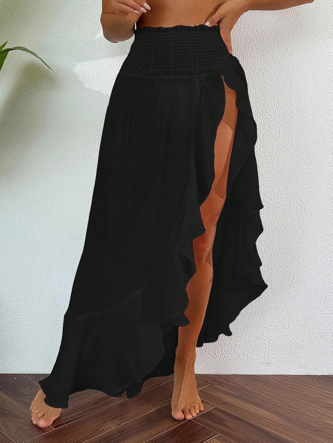 Women's Bathing Suit Skirt Cover Up Pareos De Playa Sarong Sheer Beach Bikini Coverups Outfit Sexy for Women