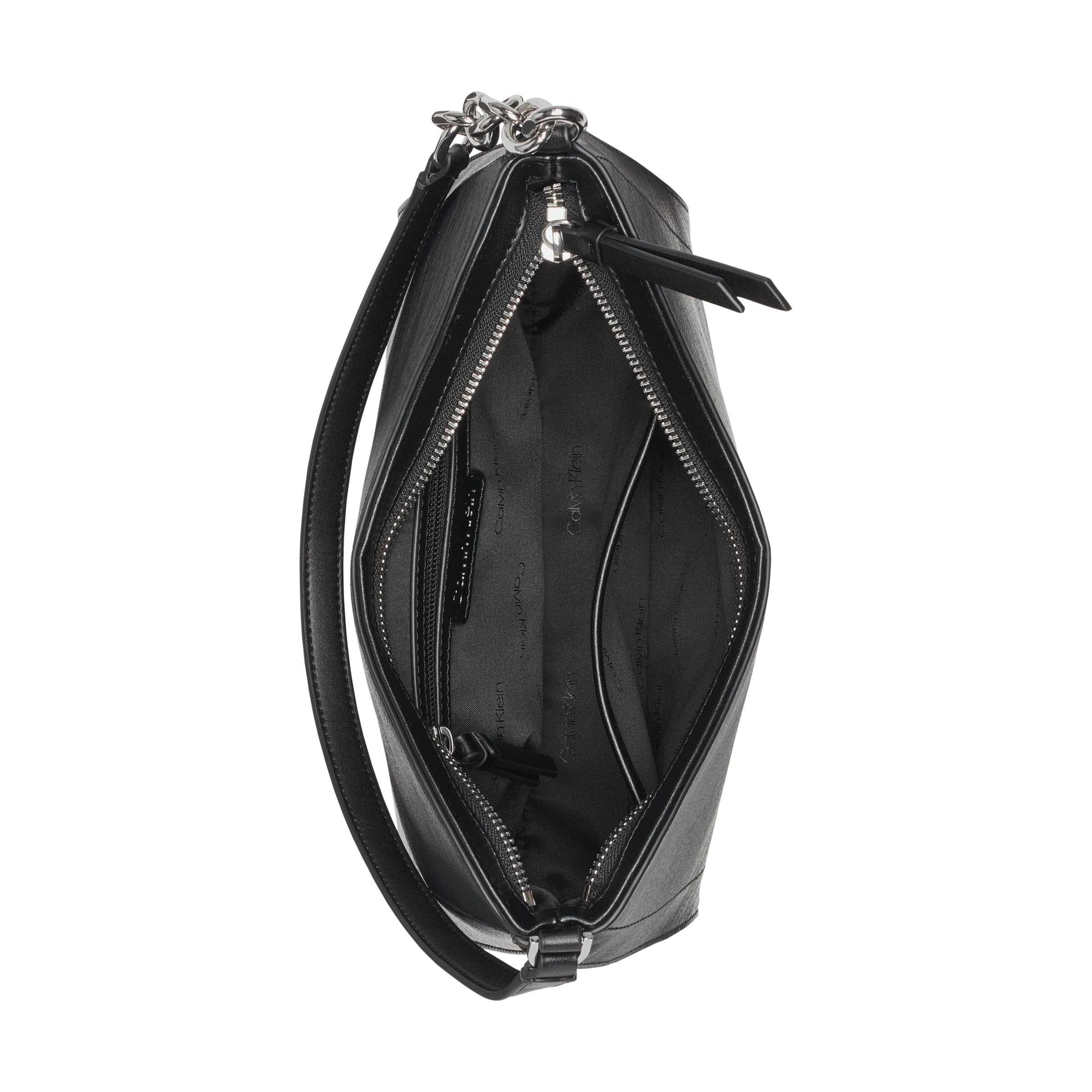 Calvin Klein Shoulder Bag, Borsa a Tracolla Nova Chain Hobo Donna