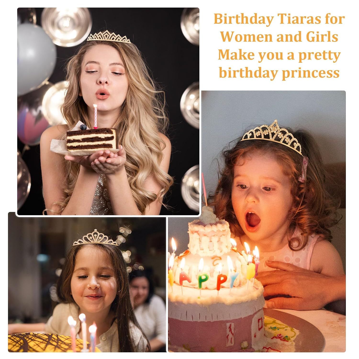 100 Pcs Gold Tiaras Crowns Headbands for Girls Women Small Gold Princess Tiara Bulk Crown Tiaras Rapunzel Crowns for Wedding Birthday Crystal Tiara for Prom, Bride, Pageant, Halloween