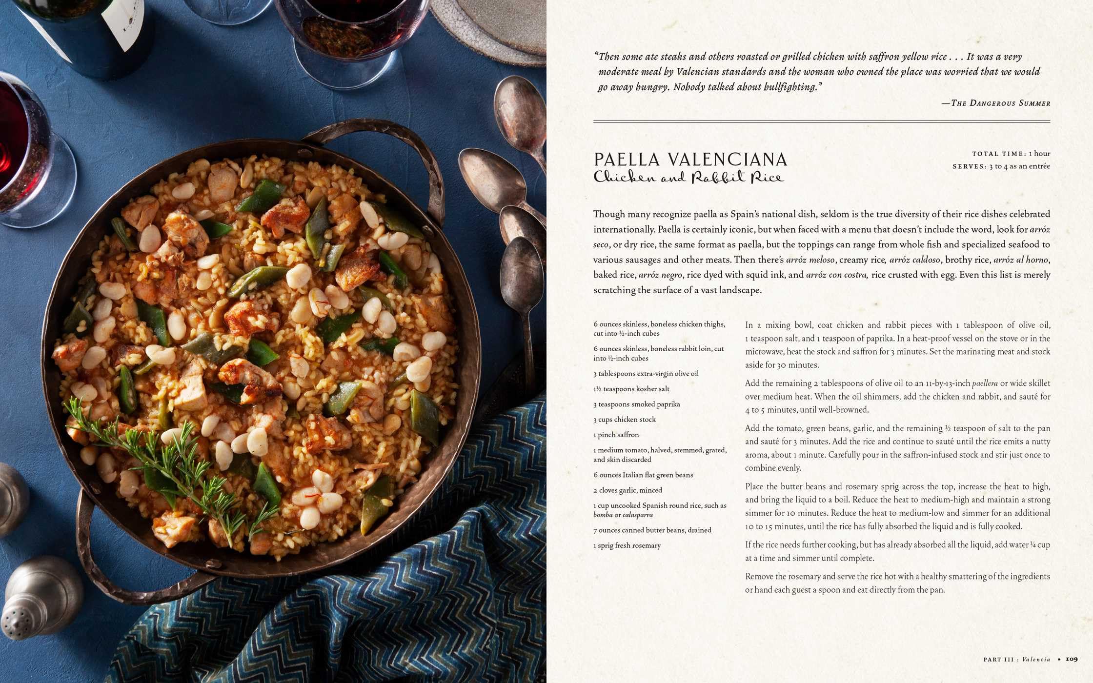 Hemingway's Spanish Table: A Culinary Journey in 60+ Recipes
