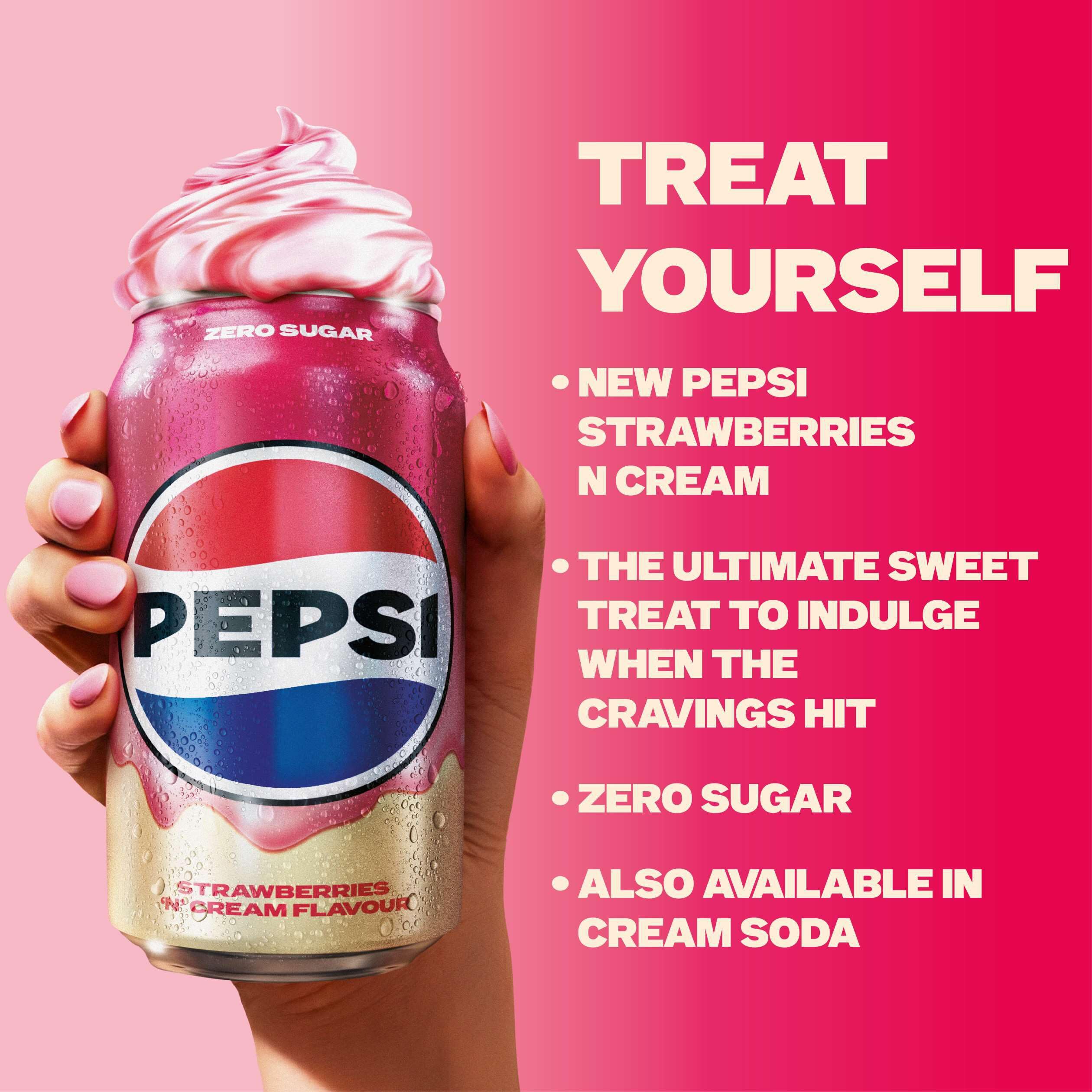 Pepsi Tratta fragole e crema, 8 x 330 ml