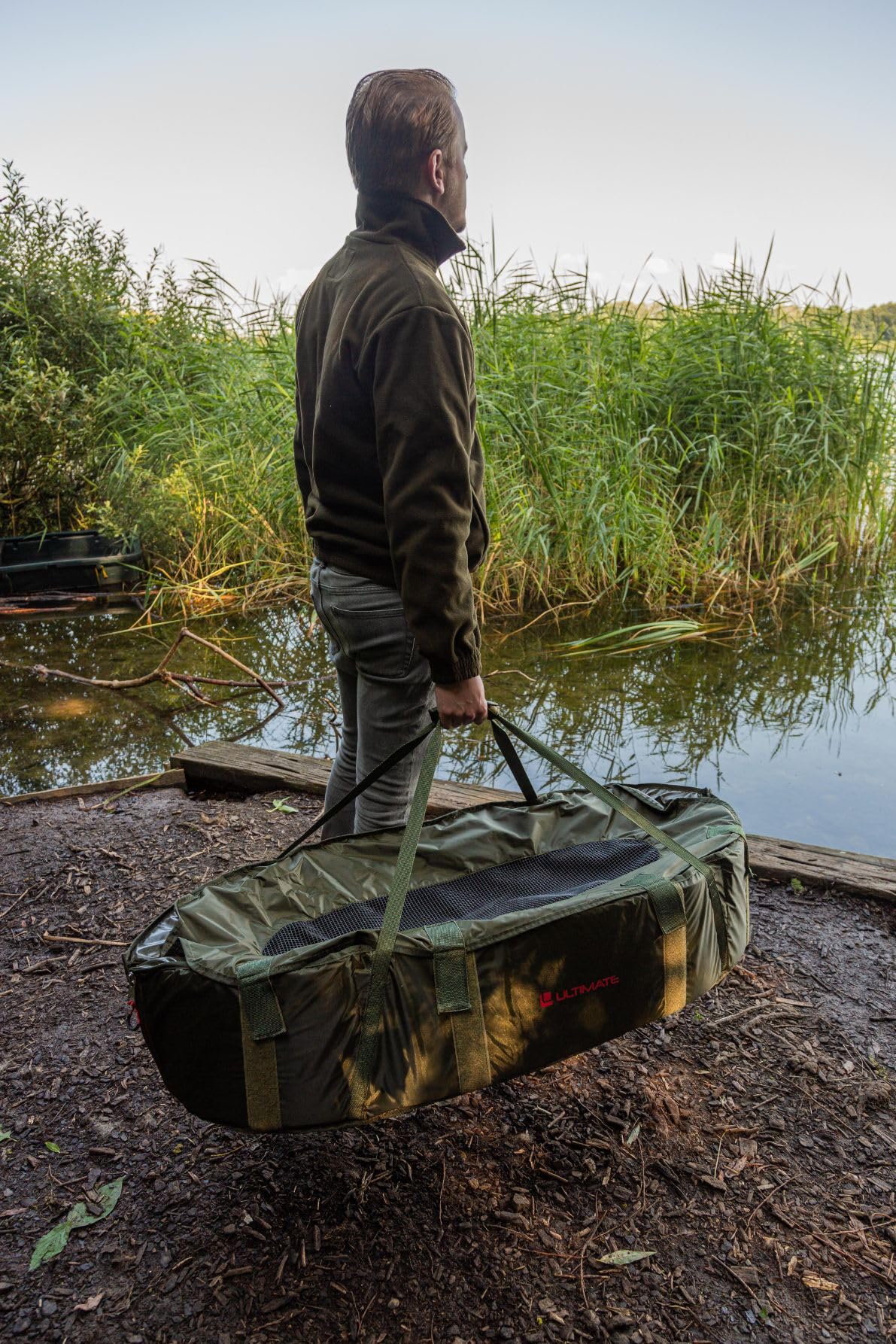 Ultimate Tapis De Réception Adventure Carp Cradle Deluxe - Sac De Conservation