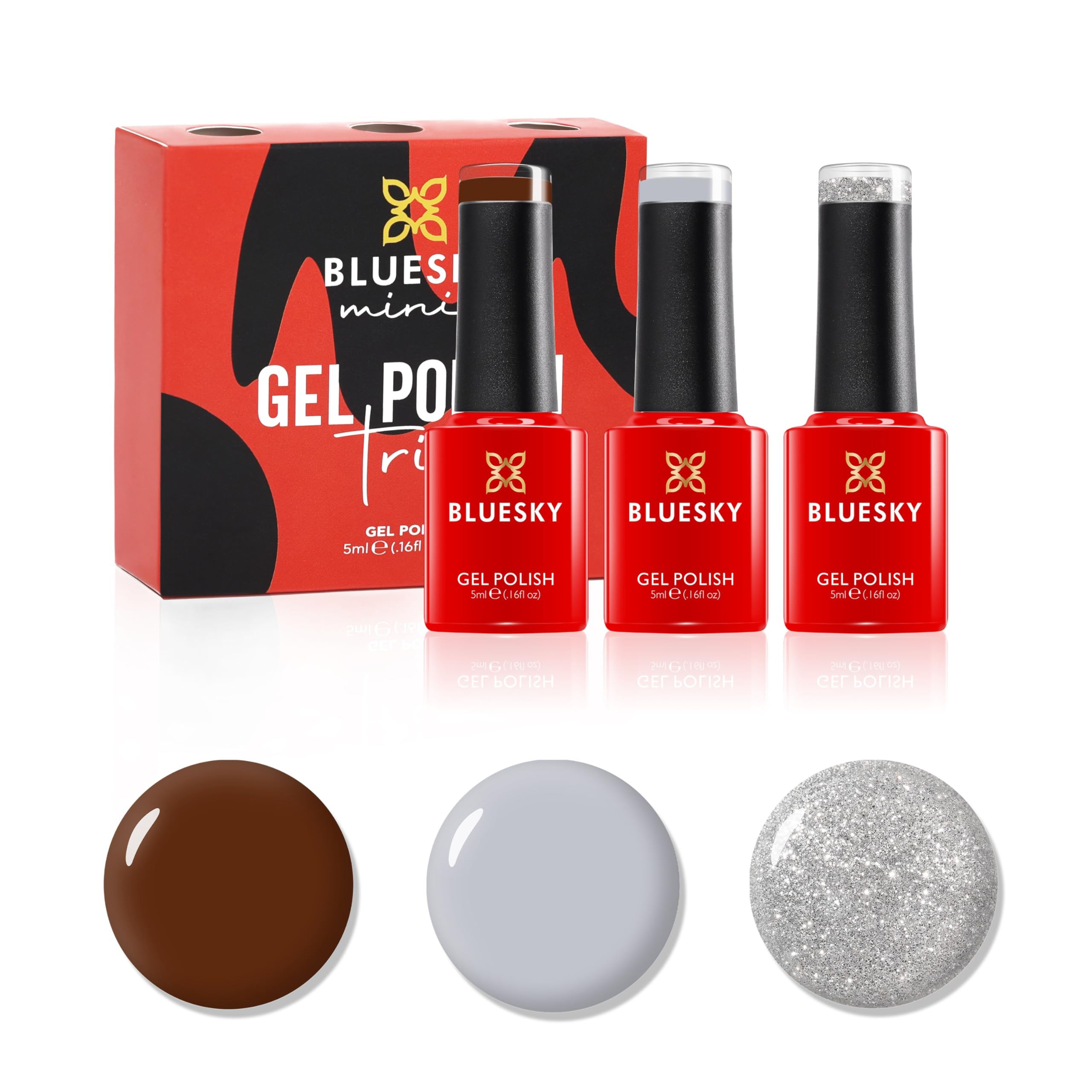 BLUESKY Gel Nail Polish Set, 63923/DC75/XMAS2103, (Requires Curing Under Uv/Led Lamp), 5 ml (Pack of 3)-picture-38