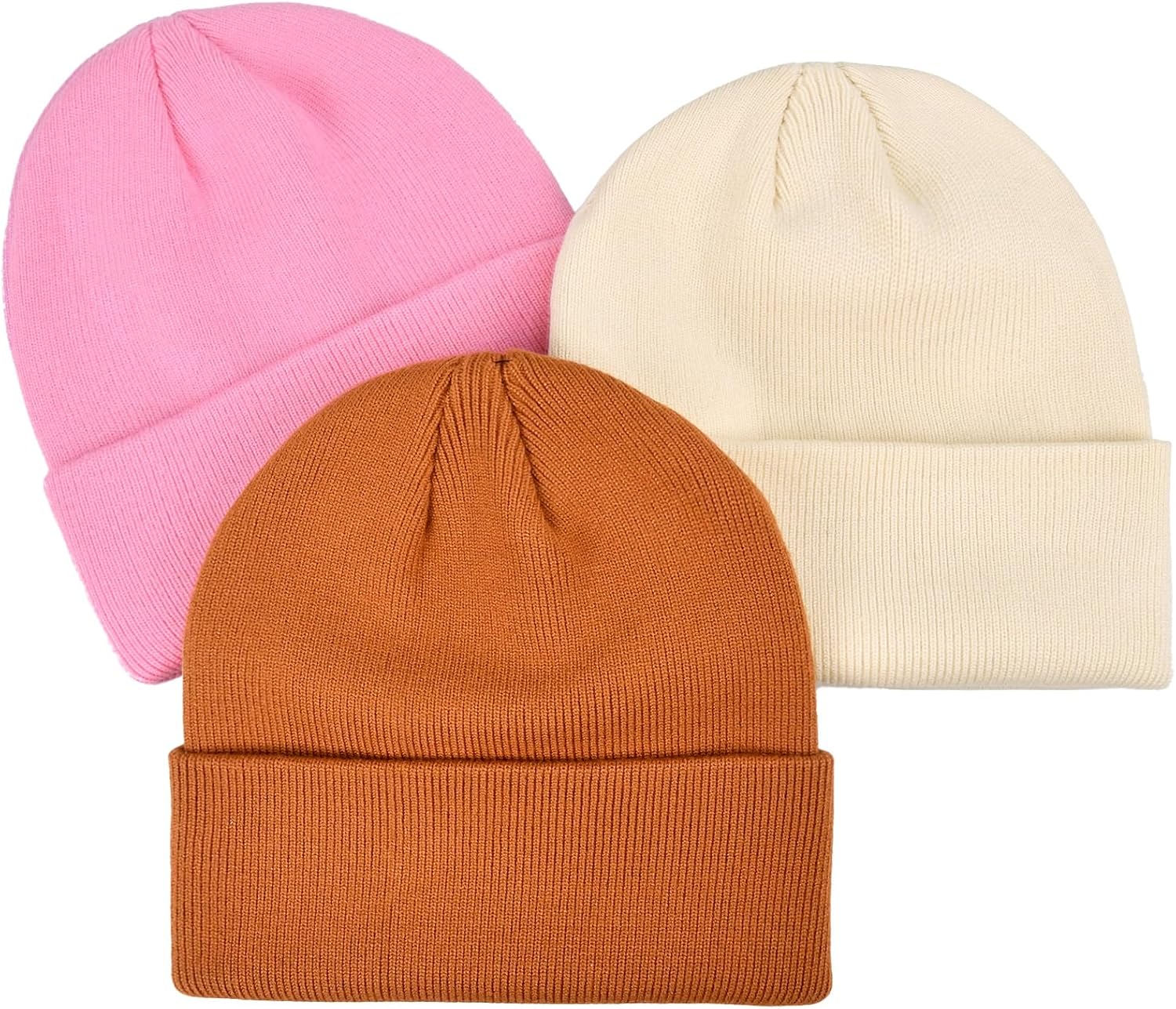 Rosoz Toddler Beanie Boys Girls Baby Knit Warm Beanies Kids Children Winter hat Caps