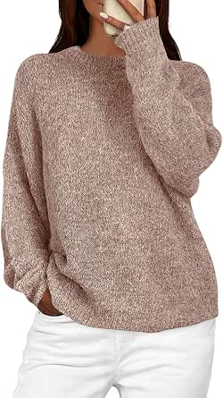 PRETTYGARDEN Women's Long Sleeve Oversized Pullover Sweater