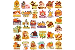 Versatile Thanksgiving Stickers for Creative Classroom Engagement