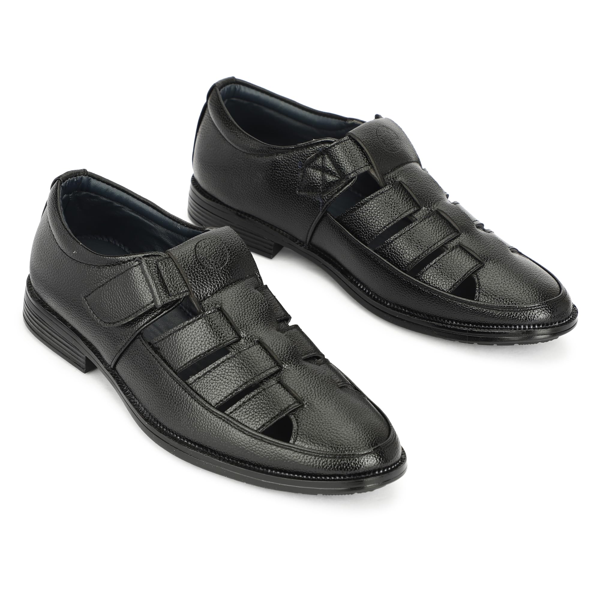 VOBLAND Men,s Thong Sandals Synthetic Leather Slip On Casual Fisherman Summer Closed Comfortable Toe Formal Sandal For Men,(Color:-Black, Size:-7) (B0D6BMFQ6Z) Amazon Price History, Amazon Price Tracker