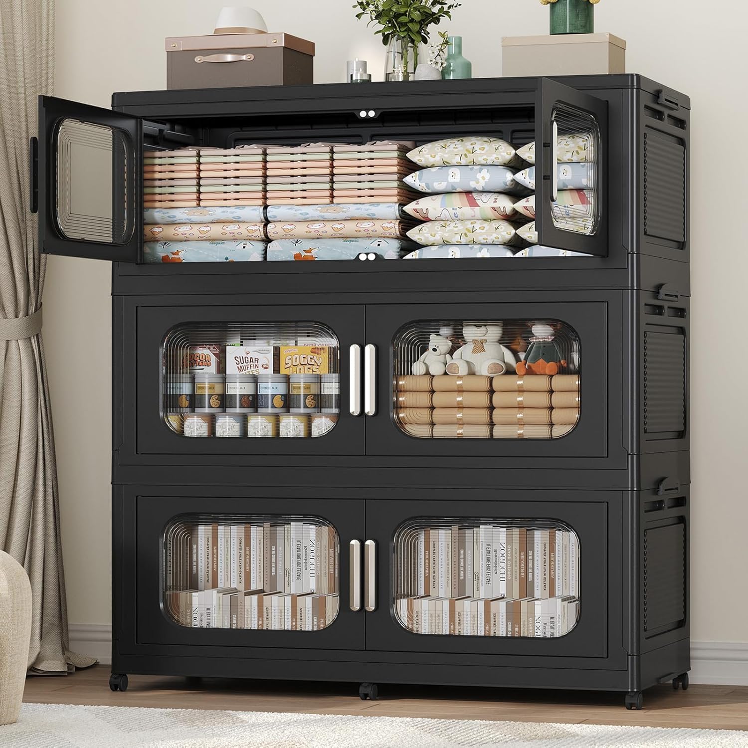 Amazon.com: QAVABIN 150GAL Extra Large Storage Bins with Lid