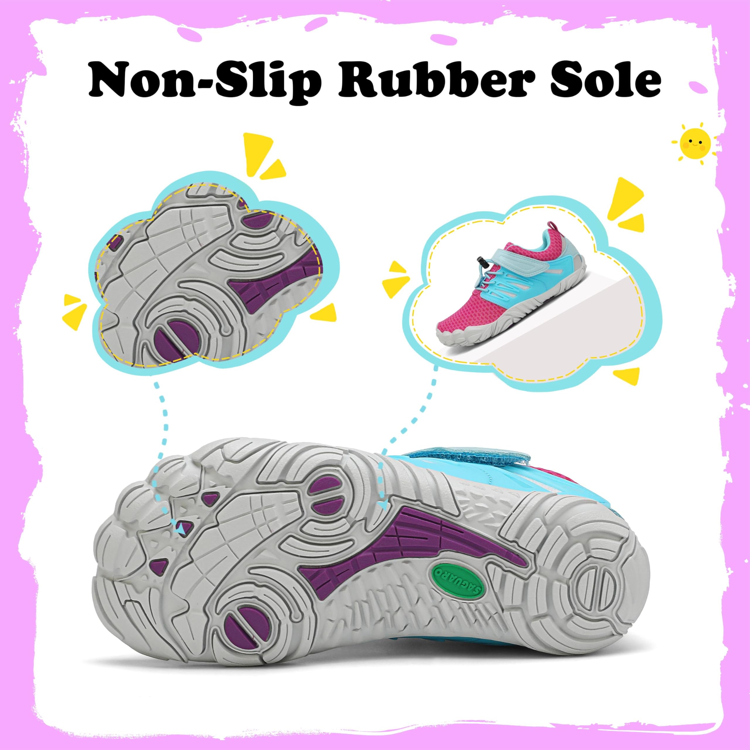 SAGUARO Niños Niña Zapatos de Agua Antideslizante Escarpines Secado Rápido 24-36 EU — view 5