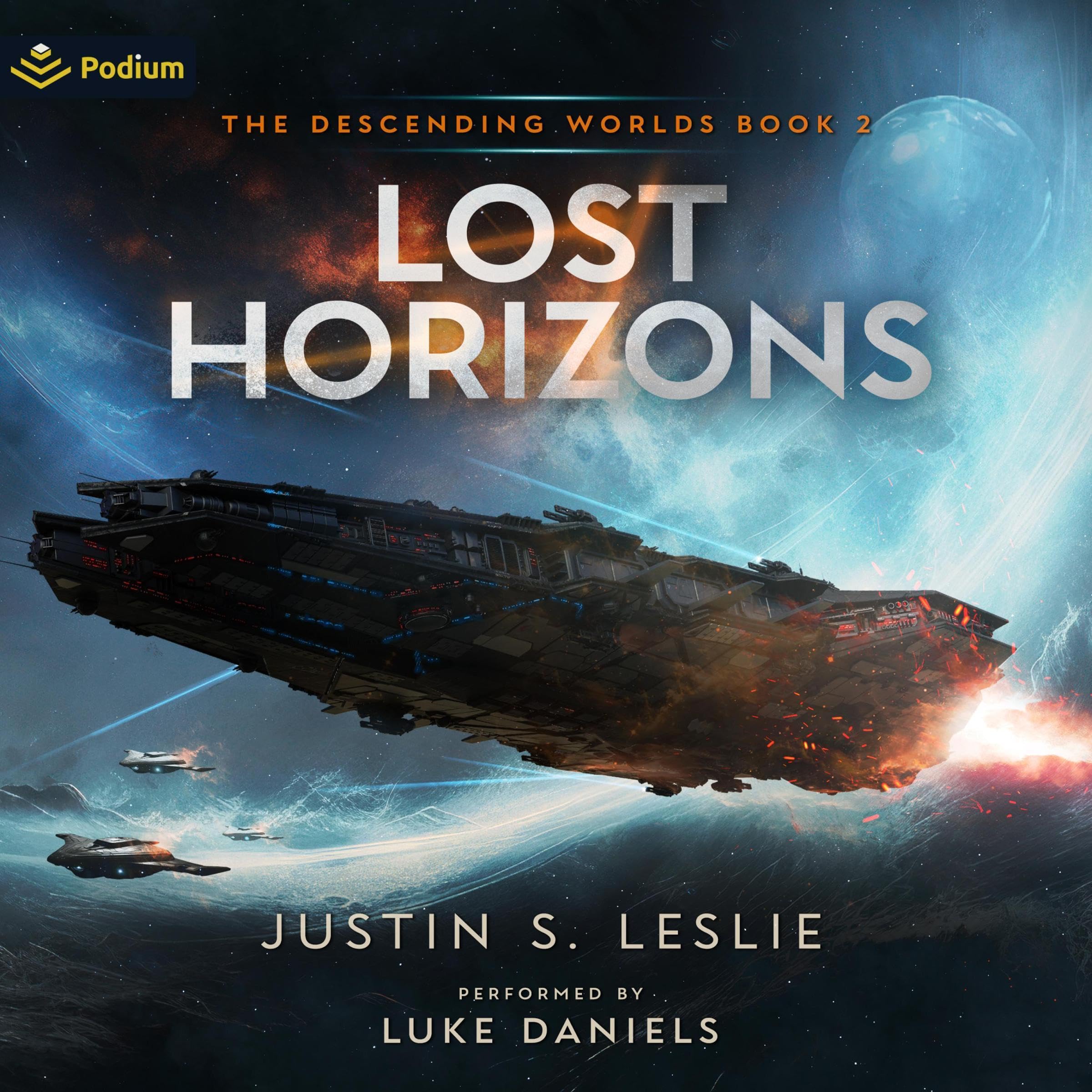 Cover art for Lost Horizons: A Military Sci-Fi Adventure