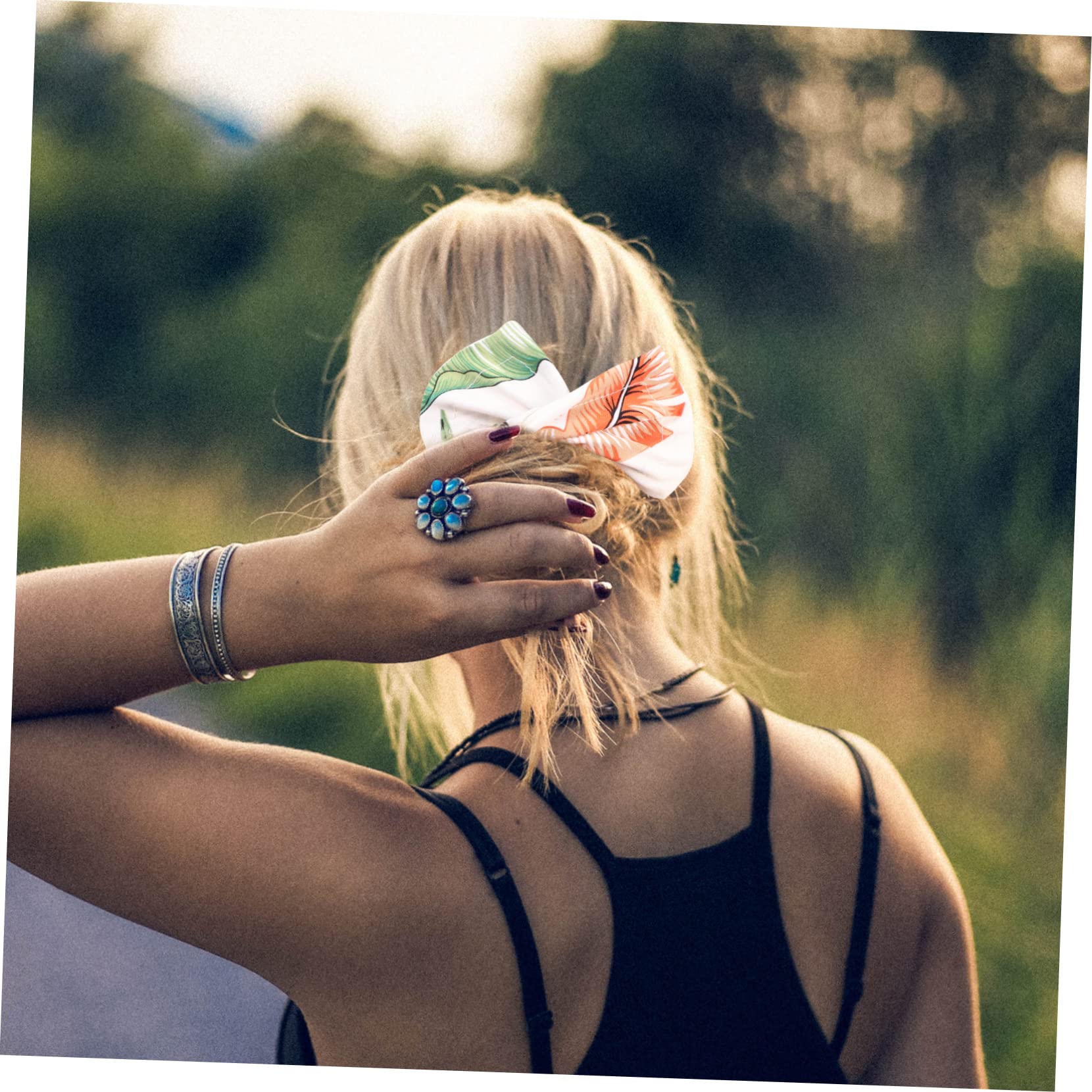 MAGICLULU Lot De 3 Bandeaux Pour Cheveux Pour Femmes Pour Les La Plage Les Festivals De Musique 6 Pièces X 3