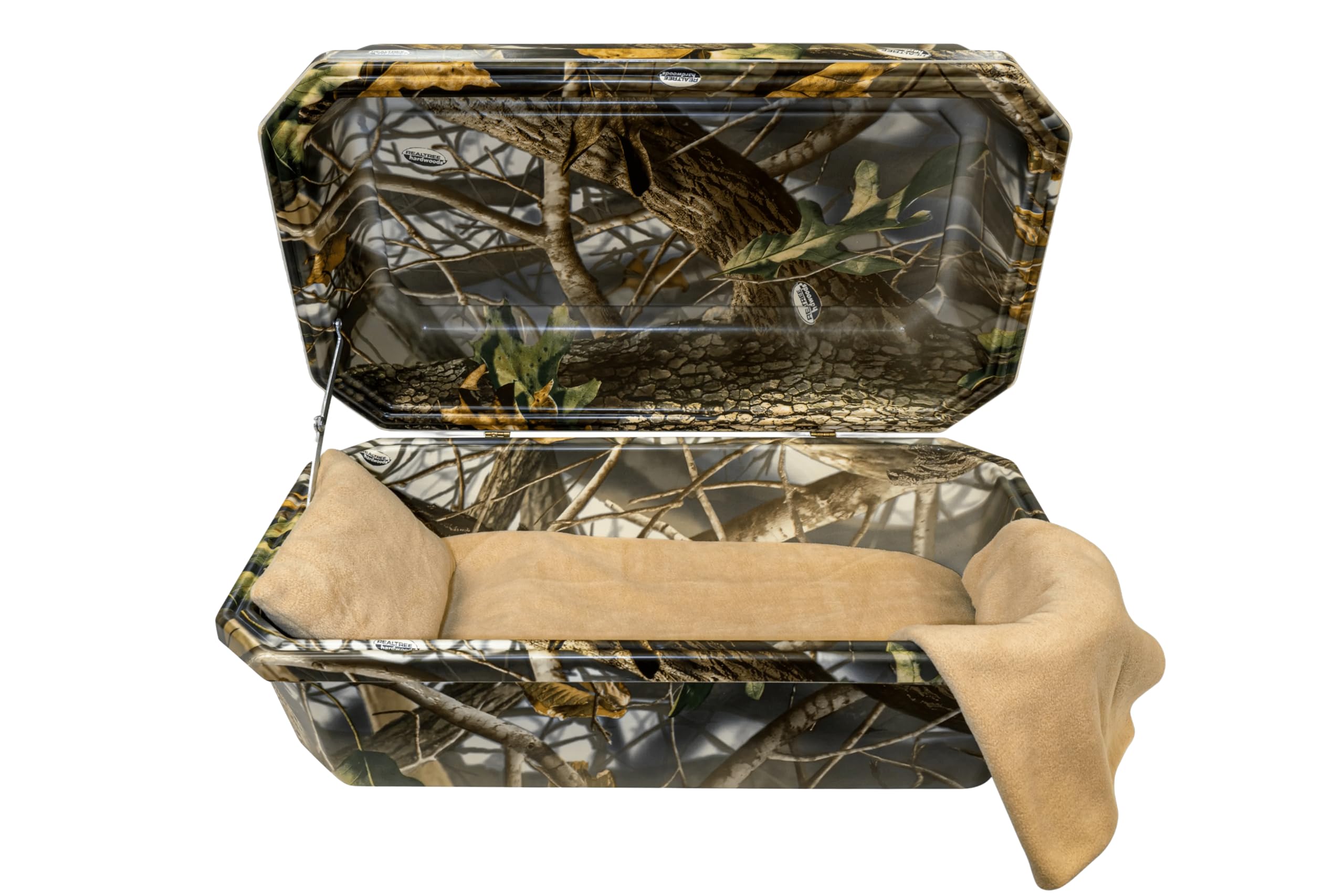 Titan Casket Camouflage Pet Casket Camouflage with Fleece Interior (42" Long and 24" Wide), Ultra Strong and Safe Pet Burial Box and Pet Burial