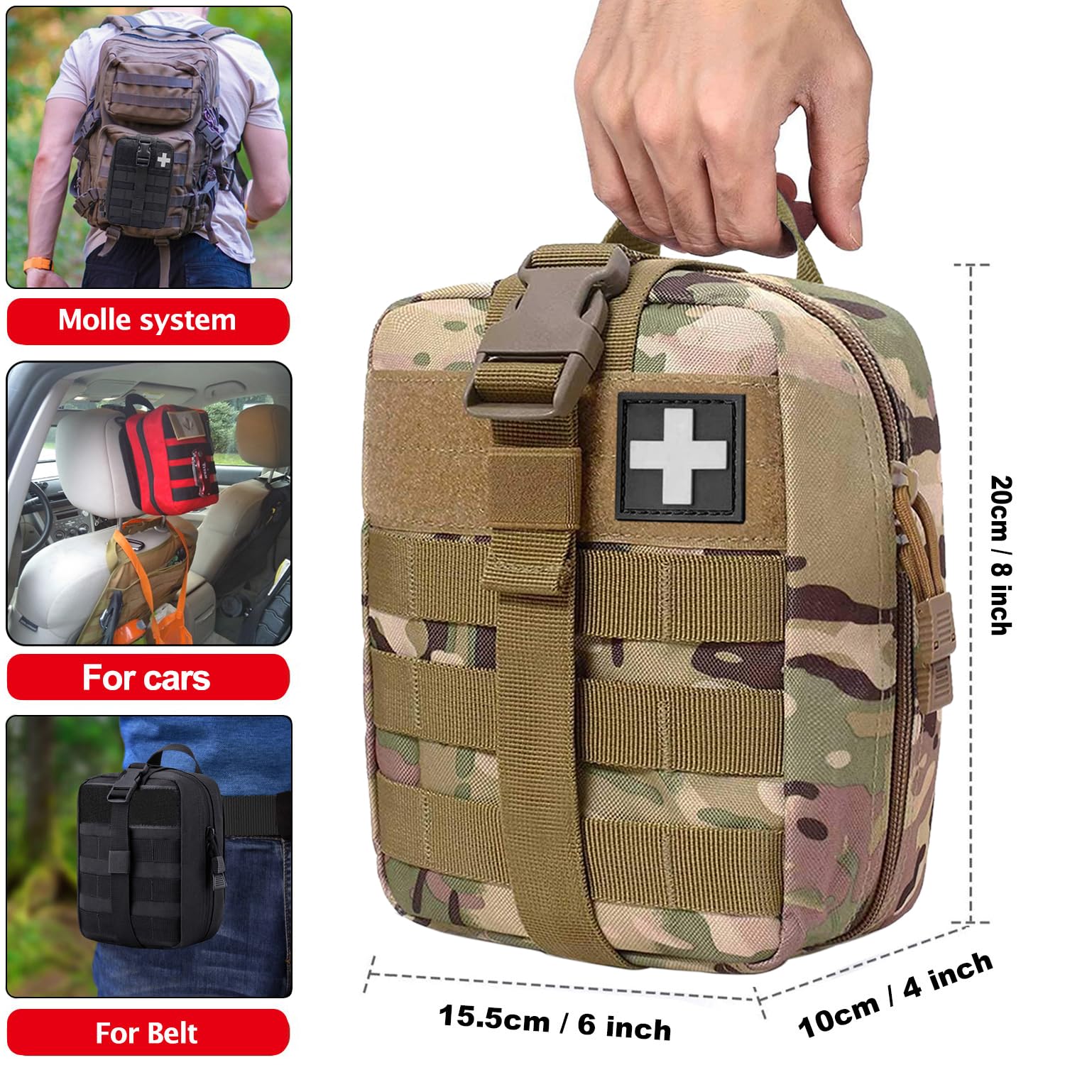 Gould & Goodrich H580CLBR Round Bottom Handcuff Case, Hi-Gloss