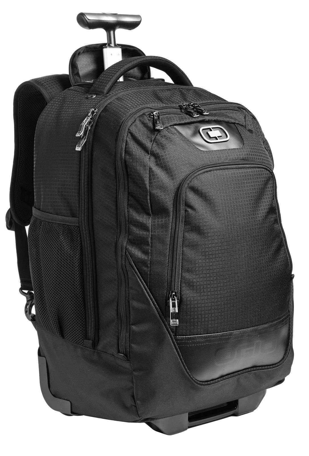 OGIO Wheelie Pack 411066 Wheeled Upright Converts to Backpack New BlackQ