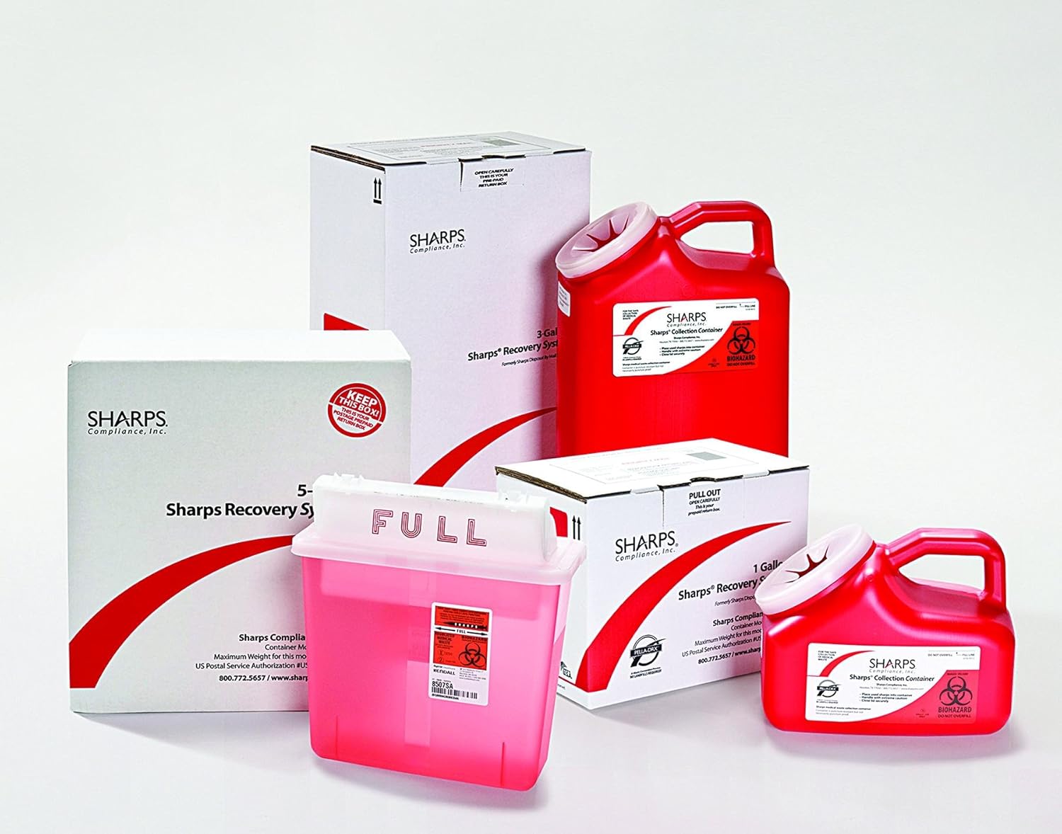 Sharps 3 Disposal Mail System, 1 Gallon Health & Household