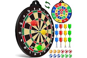Bulls Eye Balls Game - Magnetic & Felt Dartboard for Kids