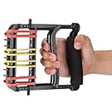 Hand Exerciser,Finger Exerciser and Hand Strengthener for Hands,Finger,Wrist,Forearms and Thumbs Therapy,Black