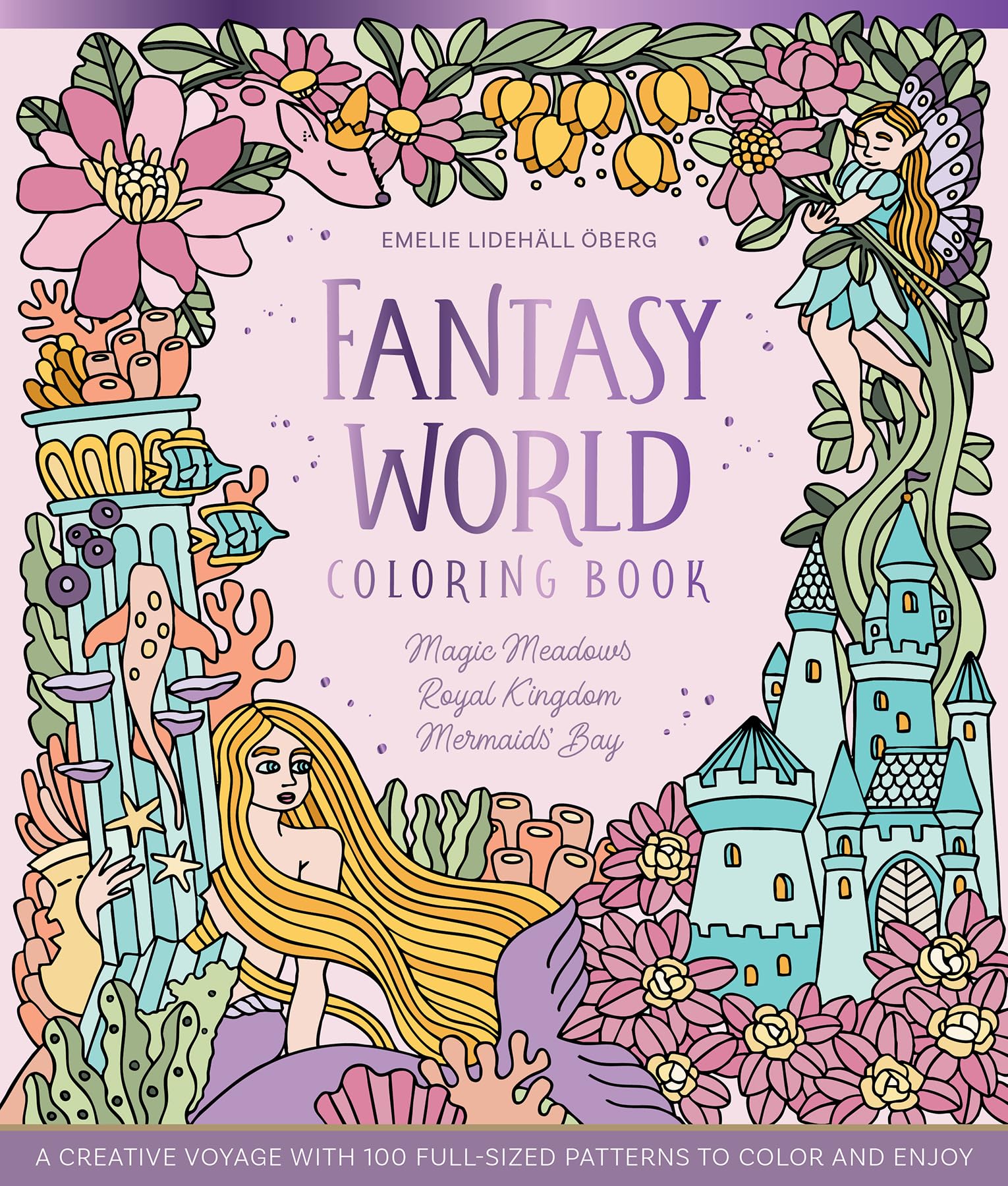 Fantasy World Coloring Book Magic Meadow