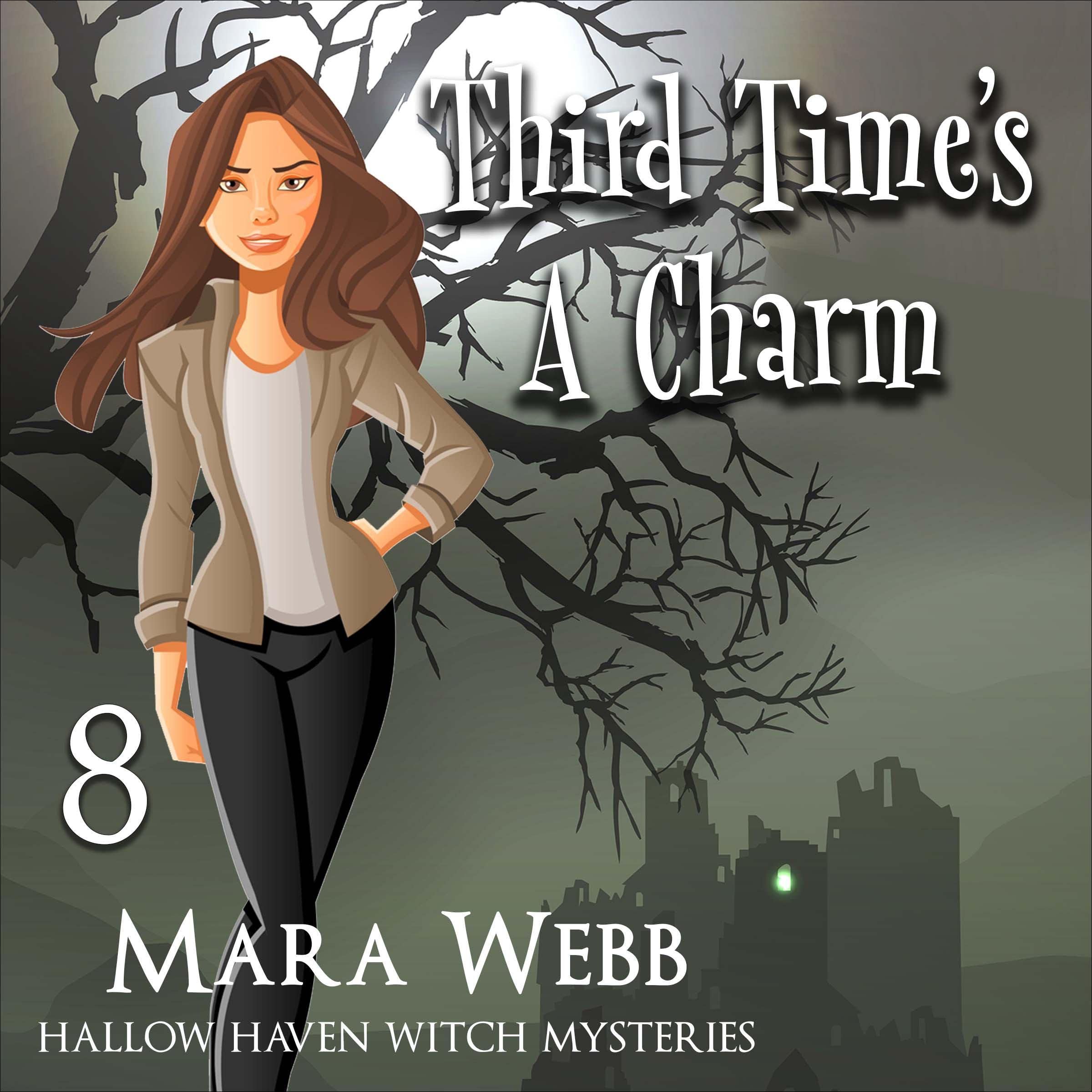 Cover art for Third Time's a Charm: Hallow Haven Witch Mysteries, Book 8