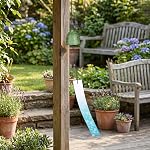 AUNMAS Wind Chime Japonaise Furin Style Belle Son ancienne horloge en fer forgé cloche de vent pour jardin Patio Balcon Décoration, vert