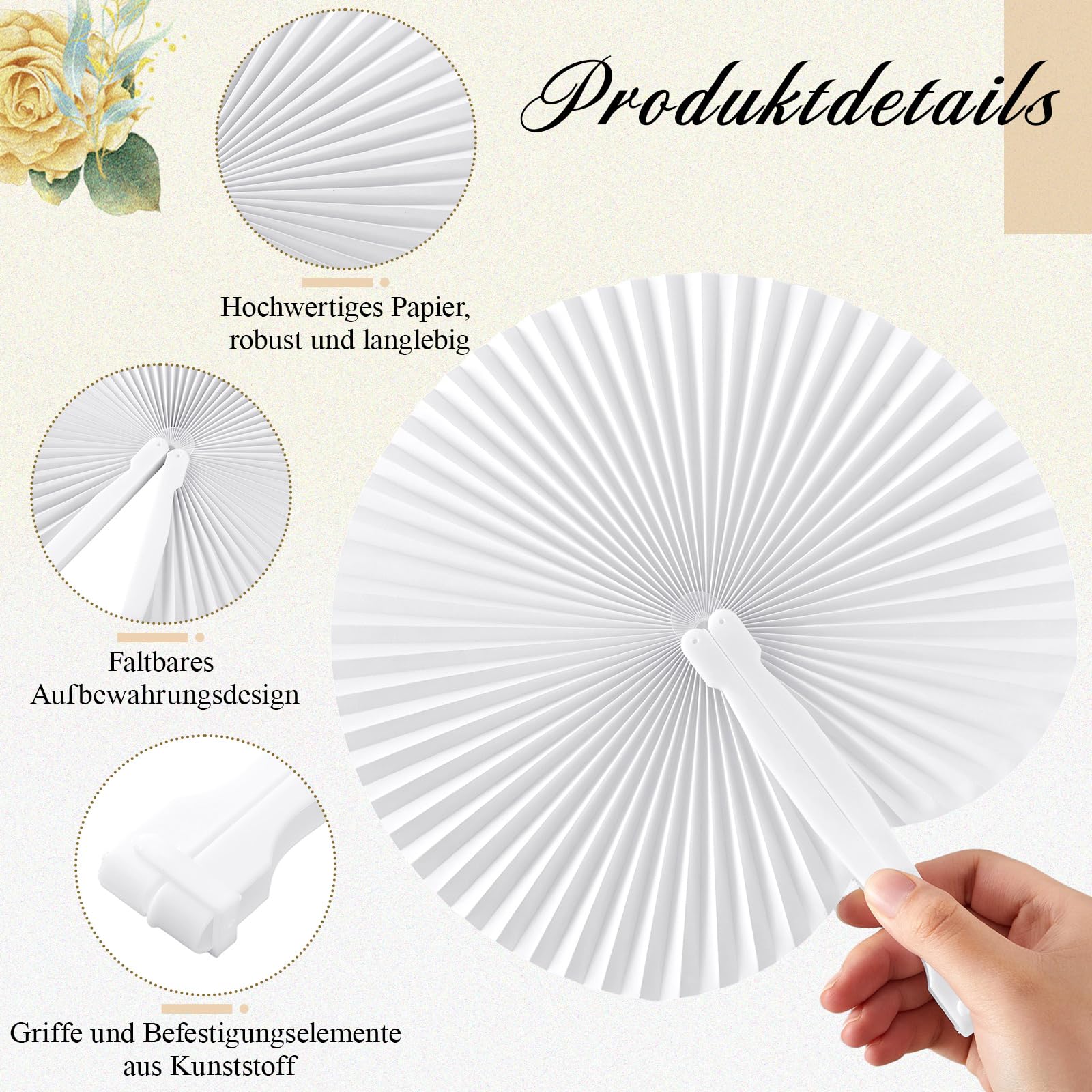BBTO 50 Sets Hochzeit Gastgeschenke Handfächer Seifenblasen Hochzeit mit Aufkleber Freudentränen Taschentücher Banderolen Organzabeutel für Hochzeitsgäste Geburtstag Party Geschenk Tischdeko
