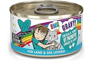 B.F.F. OMG Wet Cat Food - Grain-Free, Mouthwatering Goodness for Your Feline Friend