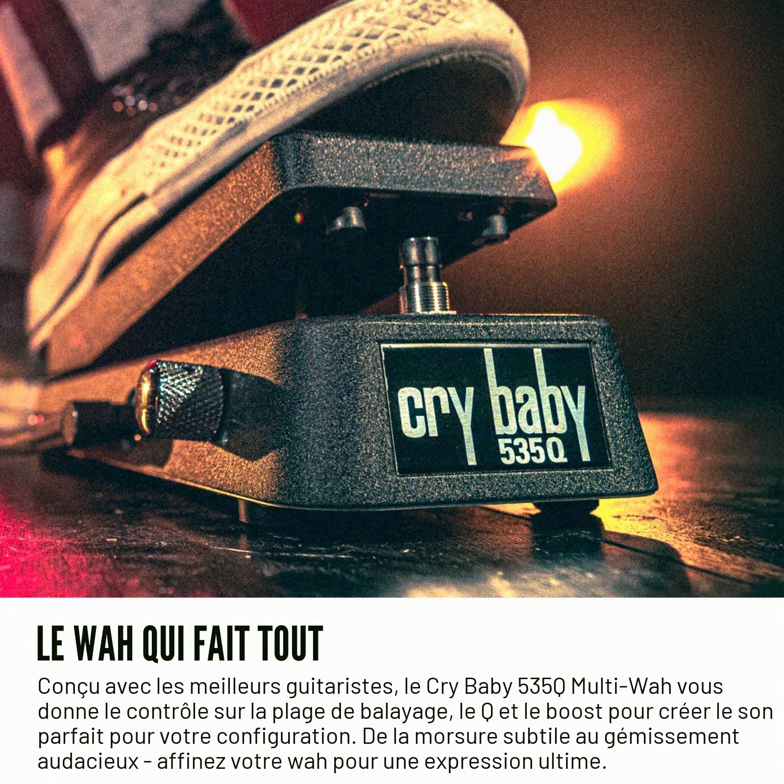 Pédale Dunlop Wah Wah - Noir