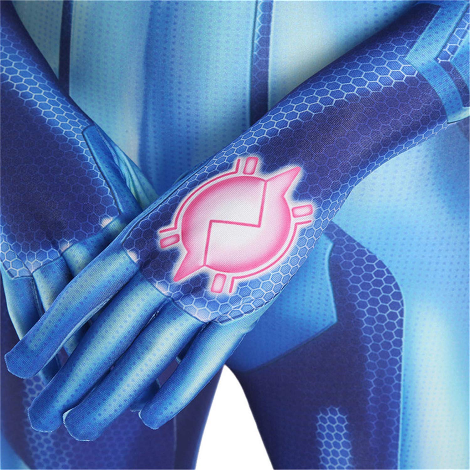 Gesikai Women Superheo Cosplay Costumes Zero Suit 3D Print Game Zentai Catsuit Jumpsuit Bodysuit: Adult-Small (Height 55-59 inch)