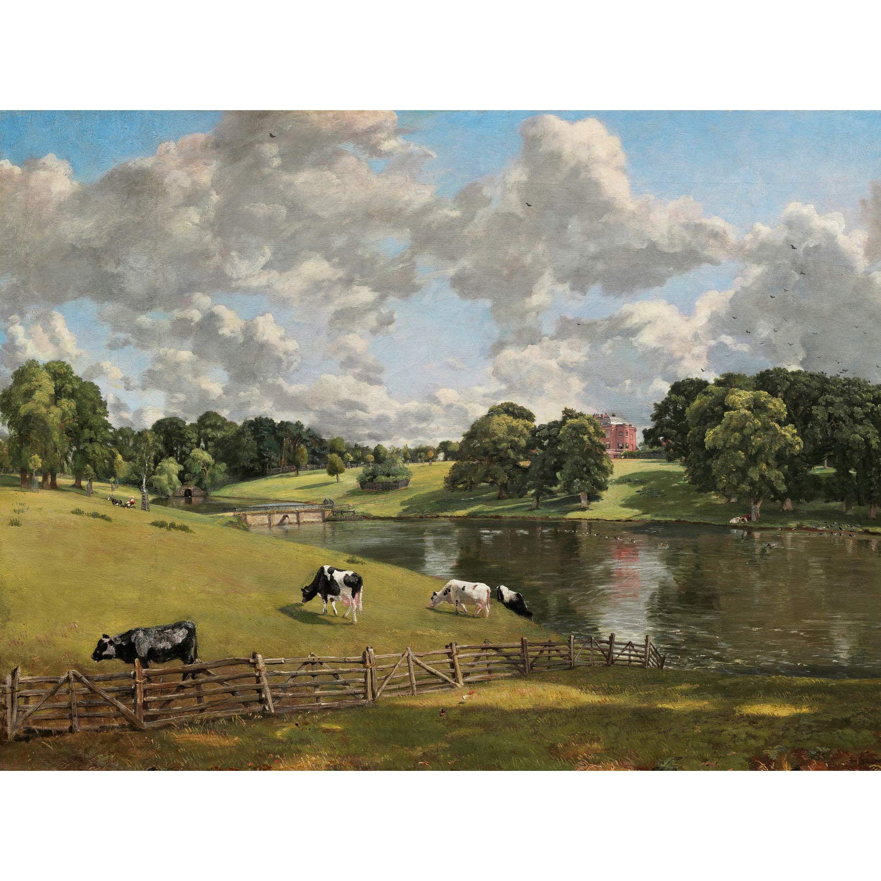 John Constable Wivenhoe Park Essex Cropped Extra Large Art Print Wall Mural Poster Premium XL