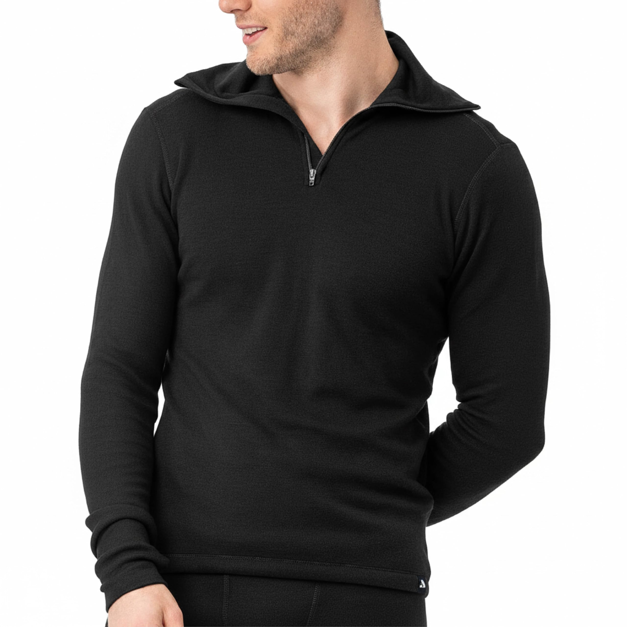 Janus Norse Merino Wool Zip Underlayer Polo